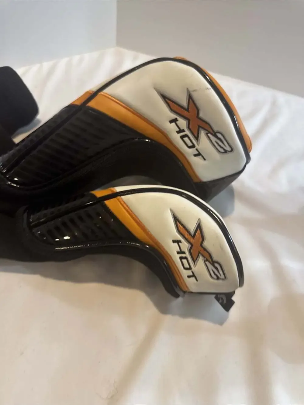 Set Of 3 Callaway X2 Hot Driveway & Fairway Wood Headcovers Fair Shape